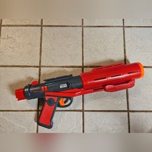 Nerf Star Wars Rogue One Imperial Death Trooper RED Blaster WORKS Lights/Sounds